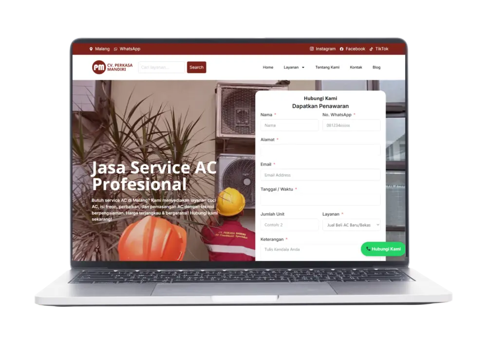 jasa website malang